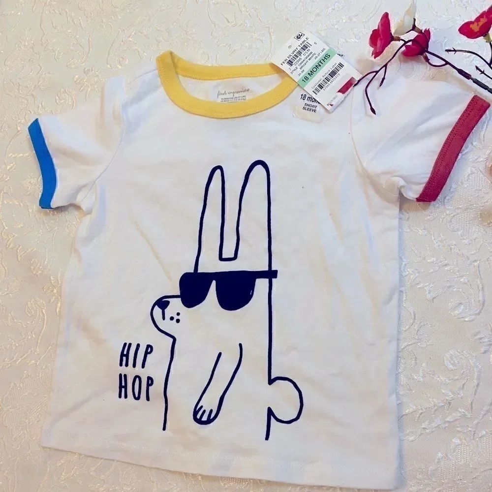 First impressions baby boy hip hop T- shirt 18 M
